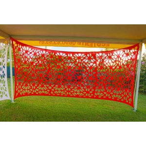 Toile Lycra décorative - rouge